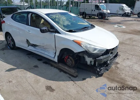 2012 Hyundai Elantra Gls z USA, uszkodzony, nr VIN 5NPDH4AE1CH066303